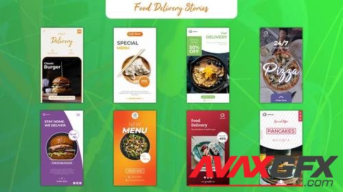 MotionArray – Food Delivery Stories 590172