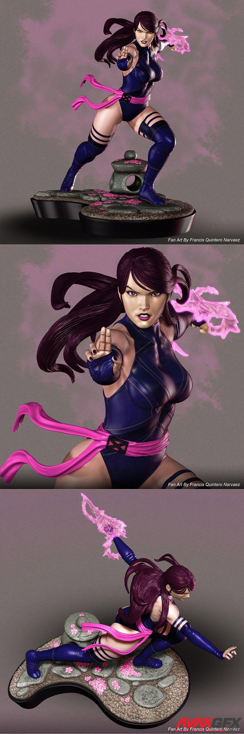 Psylocke X-Men 3D Printable STL