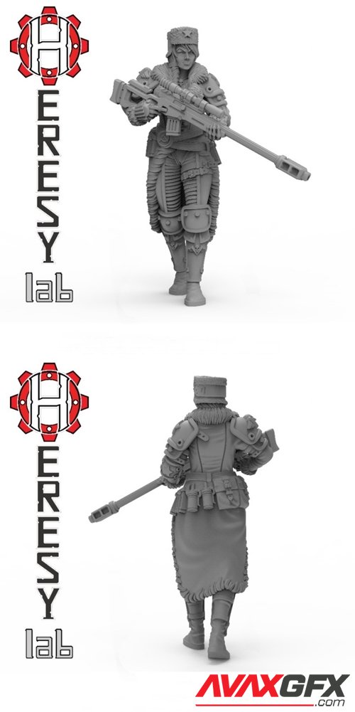 Victoria Vasilev Imperial Sniper – 3D Printable STL