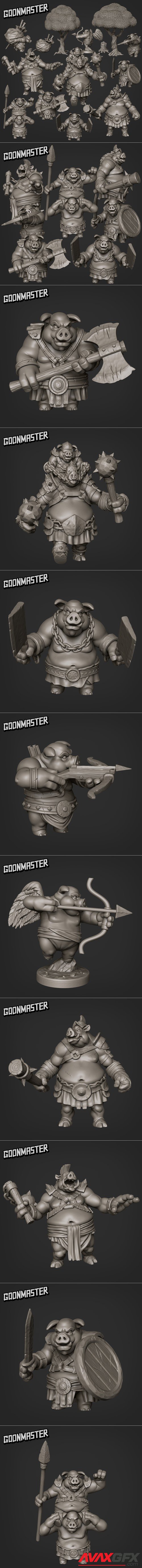 Hogs of War Pack – 3D Printable STL