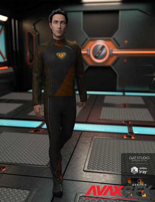 Space Explorer Uniform for Genesis 8 Male(s)