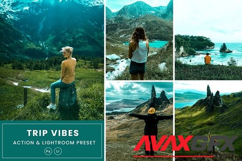 Trip Vibes Action & Lightrom Presets