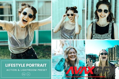 LifeStyle Portrait Action & Lightrom Presets