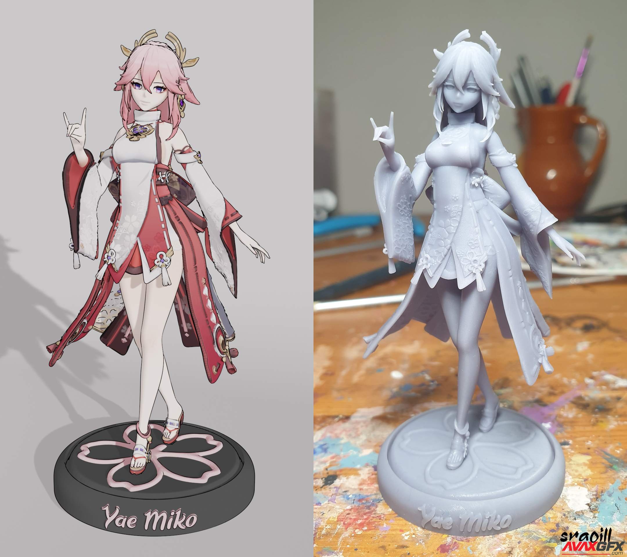 Yae Miko Genshin Impact 3D Printable STL