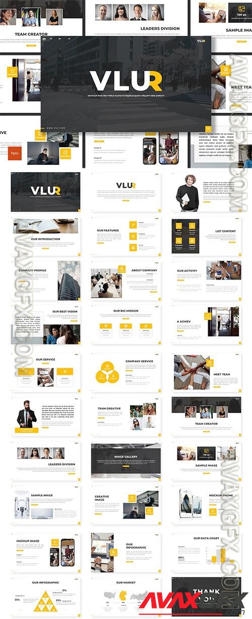 Vlur - Business Presentation Powerpoint, Keynote and Google Slides Template