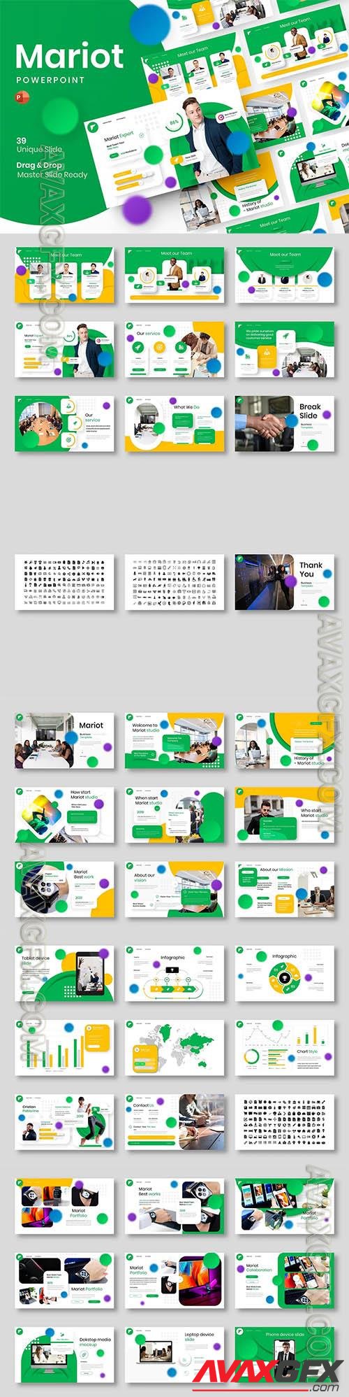 Mariot – Business Powerpoint, Keynote and Google Slides Template