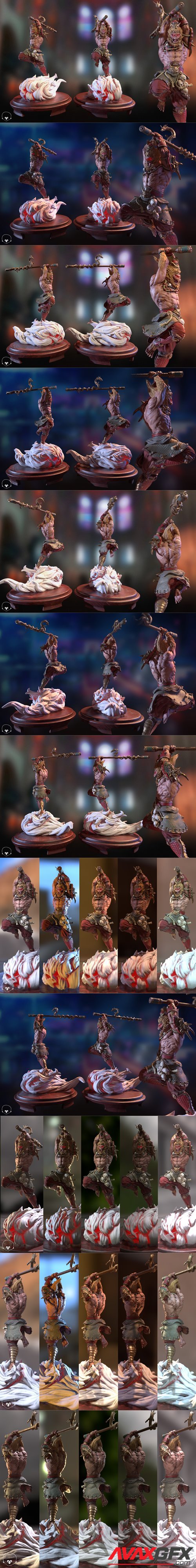 Sun Wukong – 3D Printable STL