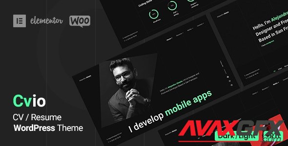 ThemeForest - Cvio v3.0.5 - CV Resume Theme - 25607381