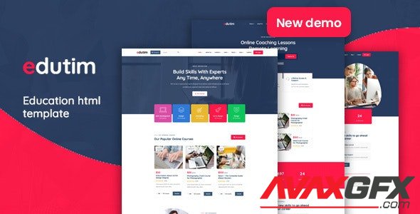 ThemeForest - Edutim v1.5 - Education LMS Html Template - 27584902