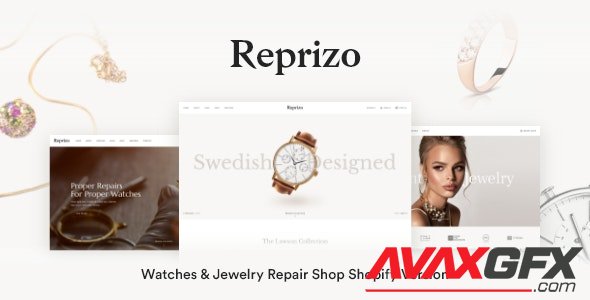 ThemeForest - Reprizo v1.0.0 - Jewelry Watch Store Shopify Theme - 33960093
