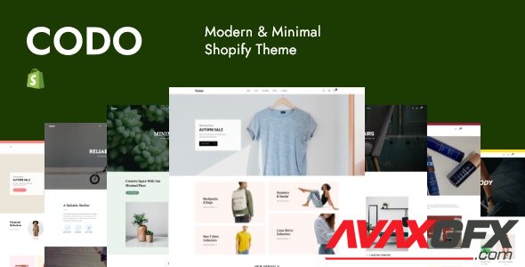ThemeForest - Codo v1.0.0 - Modern & Minimal Shopify Theme - 34110988