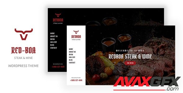 ThemeForest - Redboa v1.0 - Steakhouse Restaurant WordPress (Update: 15 October 21) - 33968383