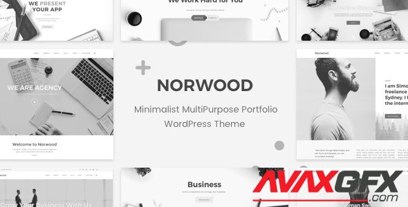ThemeForest - Norwood v1.2.1 - Minimalist MultiPurpose Portfolio WordPress Theme - 21517204