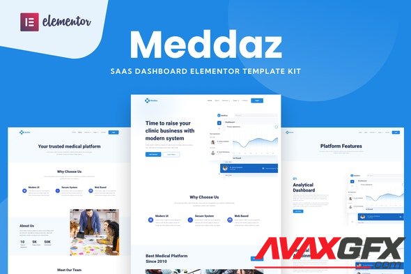 ThemeForest - Meddaz v1.0.0 - SaaS Medical Elementor Template Kit - 34124708