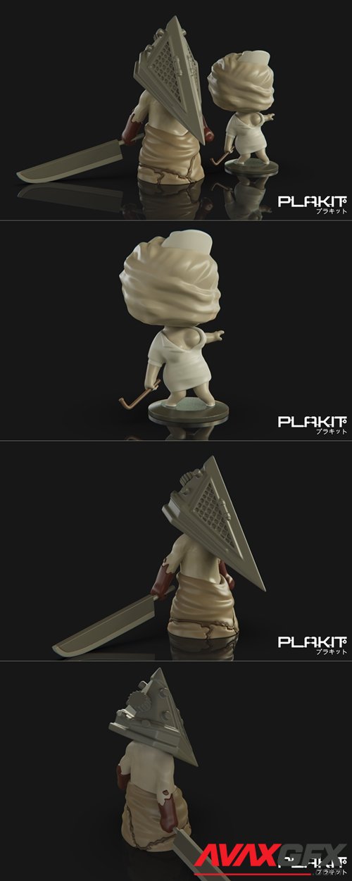 PlaKit Silent Hill Nurse – 3D Printable STL