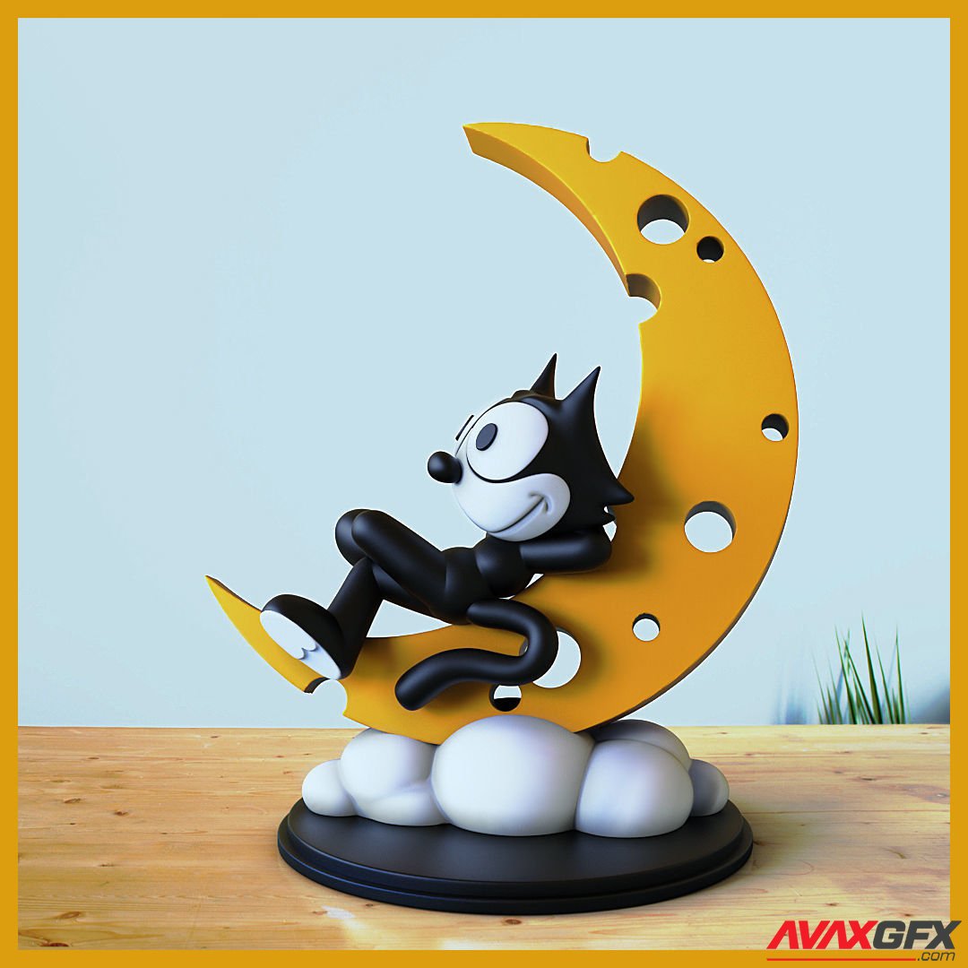 Felix the Cat 3D Printable STL