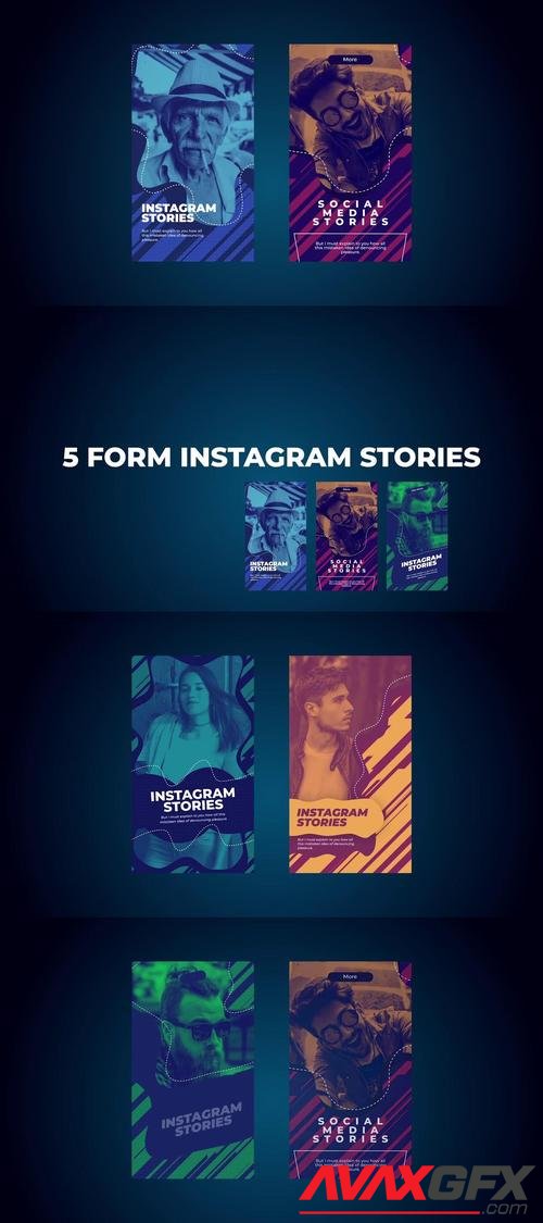 MotionArray – 5 Form Instagram Stories 1051107
