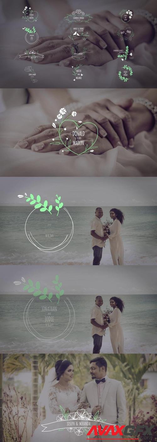 MotionArray – Wedding Titles 1050961