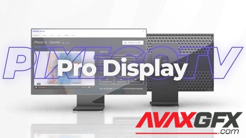 MotionArray – Pro Display Mockup Display Promo 1047890