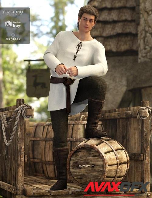 Peasant Outfit for Genesis 8 Male(s)