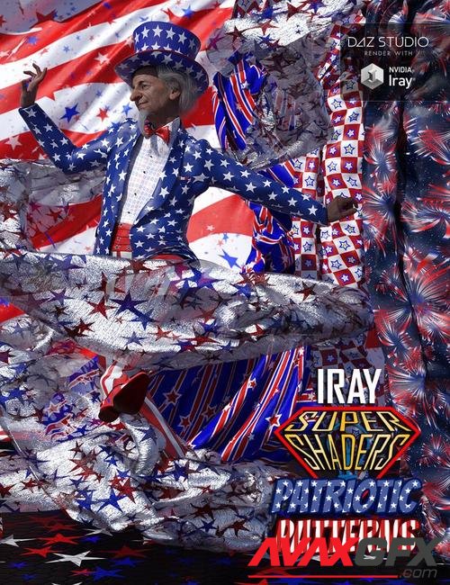 Iray Super Shaders Patriotic Patterns (Merchant Resource)