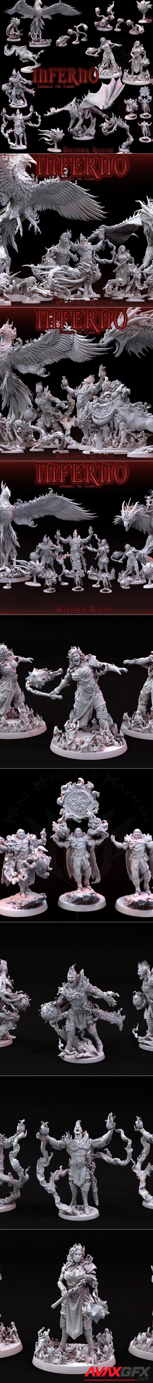 Inferno: Embrace the Flame – 3D Printable STL