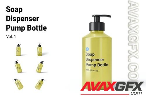 Soap Dispenser Pump Bottle Mockup Vol.1 SUJEHWP