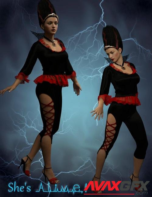 MadBride Outfit for Genesis 3 Female(s)