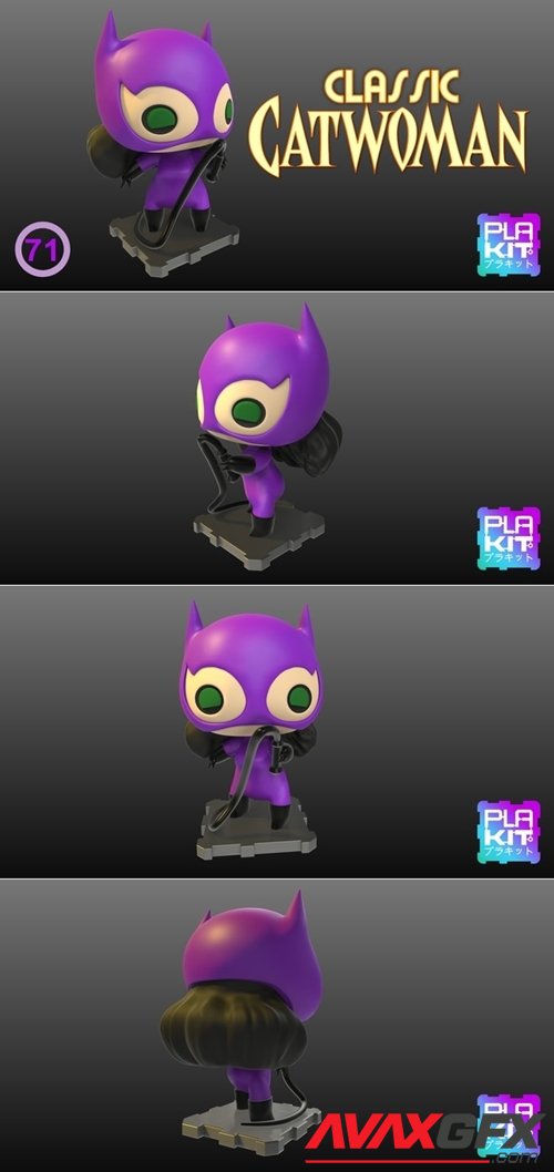 Catwoman Classic! – 3D Printable STL