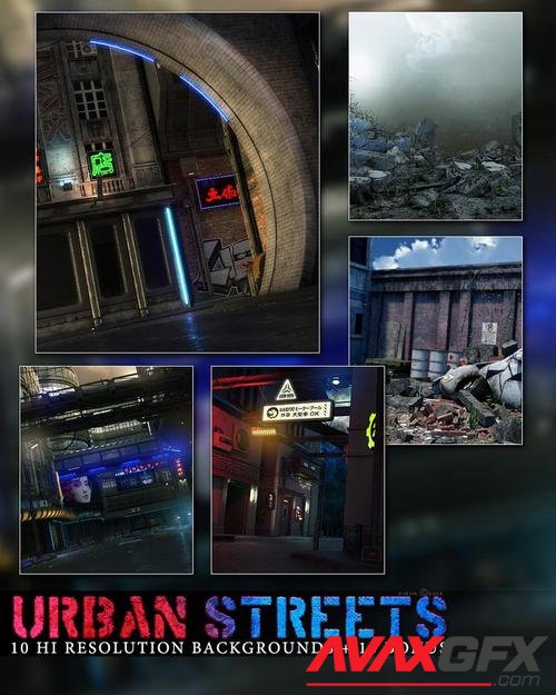 Urban Streets Backgrounds