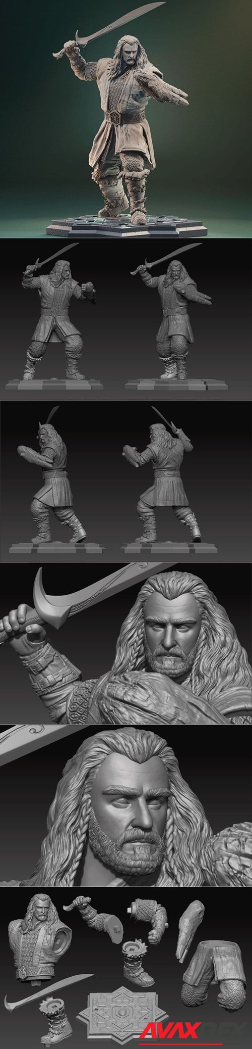 Thorin Oakenshield – 3D Printable STL