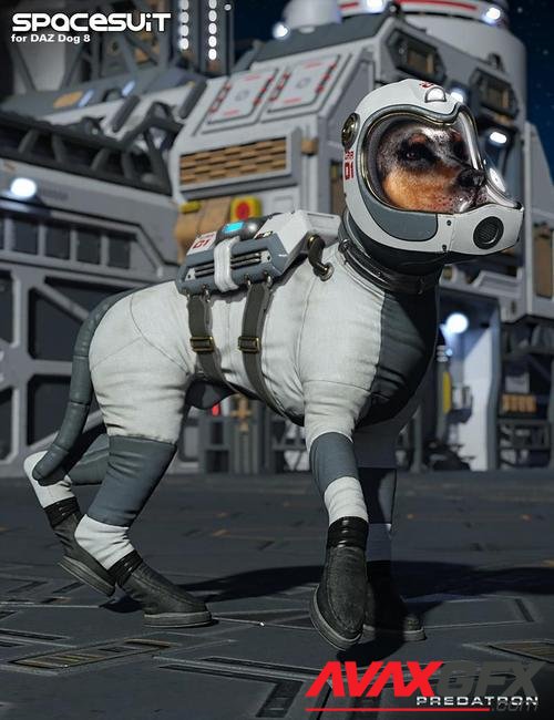 Spacesuit for Daz Dog 8