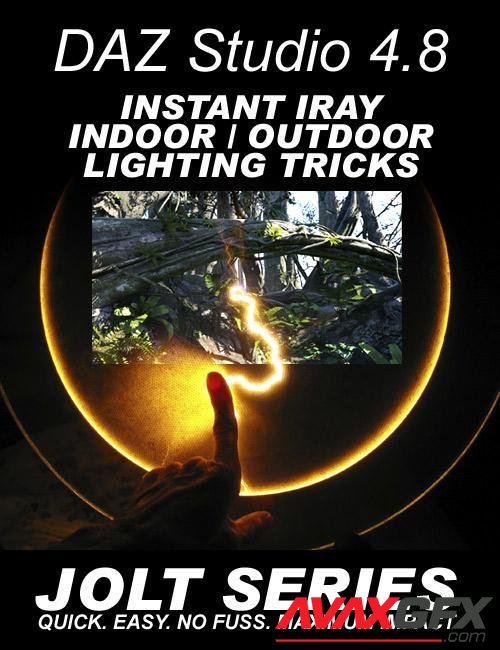 DAZ Studio Instant Iray Indoor & Outdoor Tricks - Jolt Series
