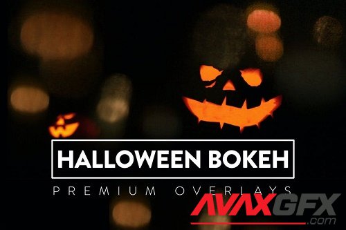 30 Halloween Bokeh Overlay