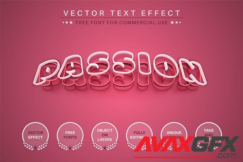 Passion - Editable Text Effect - 6604469