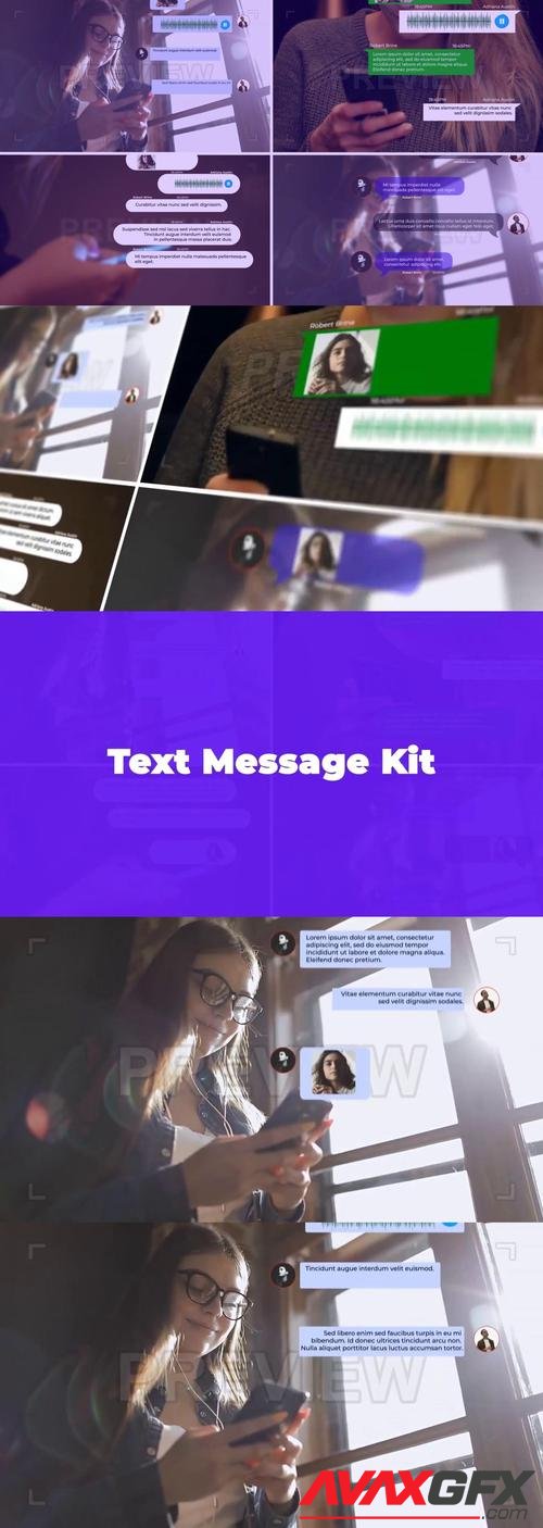 MotionArray – Text Message Kit 355570
