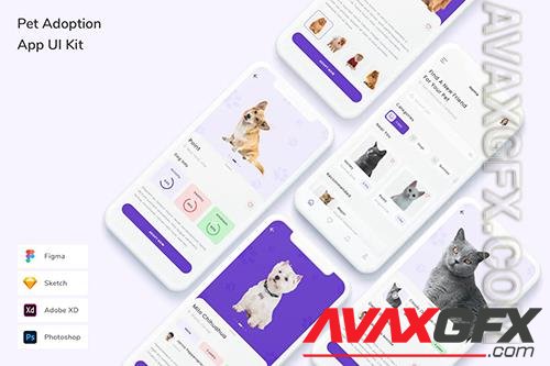 Pet Adoption App UI Kit XSNGN4E