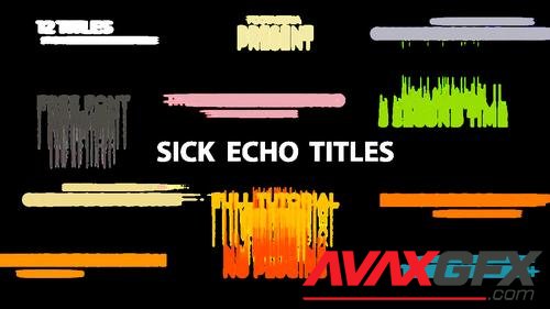 MotionArray – Sick Echo Titles 1054080