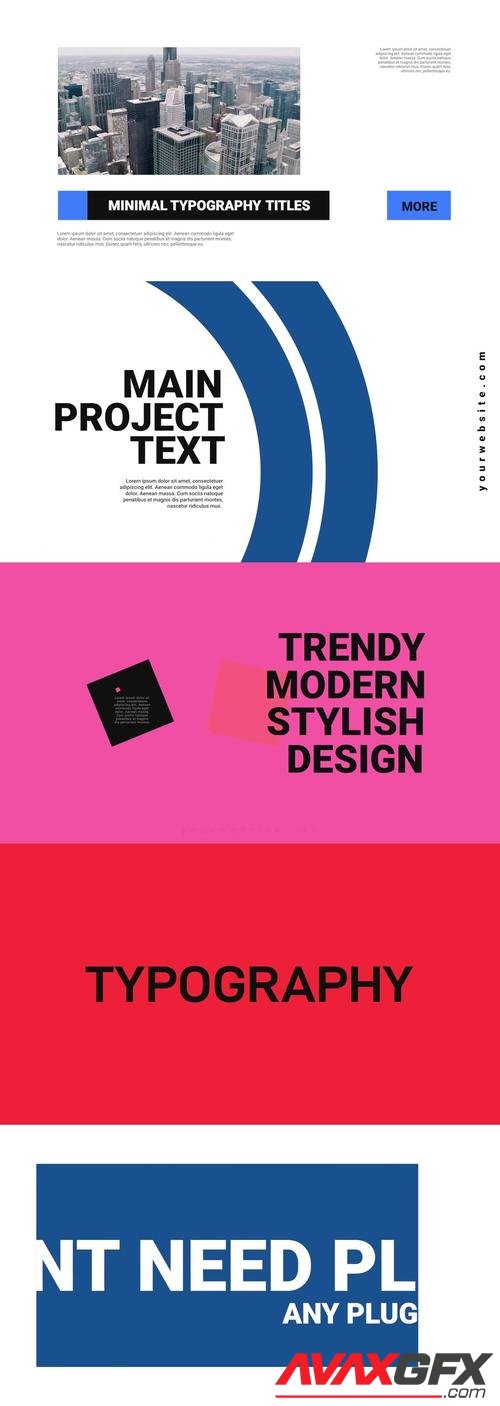 MotionArray – Minimal Typography 1044166