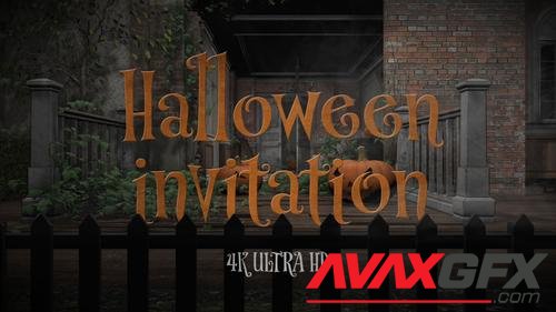 MotionArray – Halloween Party Invitation 1040728