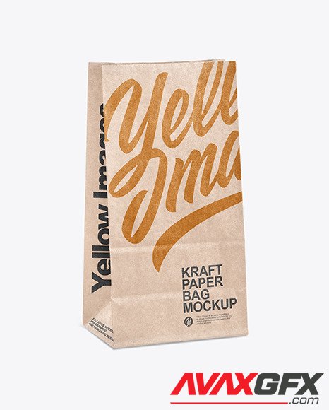 Kraft Paper Shpping Bag Mockup 89591