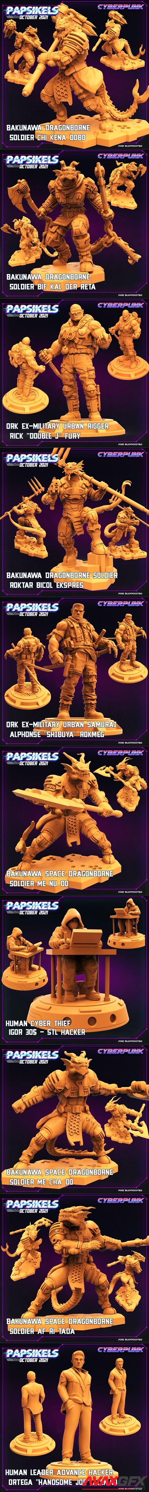 Papsikels The Bakunawas - Cyberpunk October 2021 – 3D Printable STL