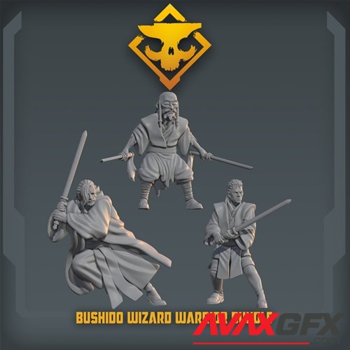 Bushido Wizard Warriors – 3D Printable STL
