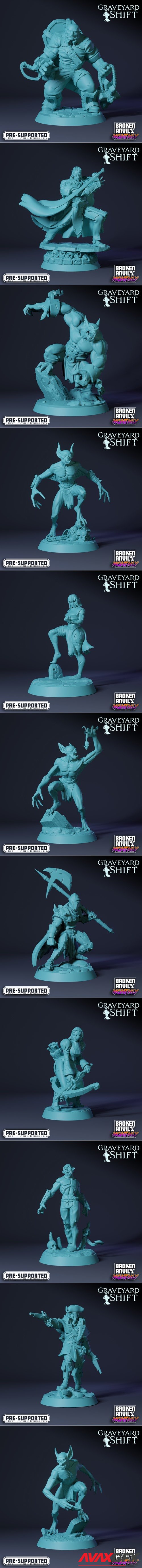 Graveyard Shift June 2021 – 3D Printable STL