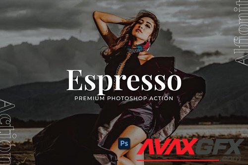 Espresso Photoshop Action