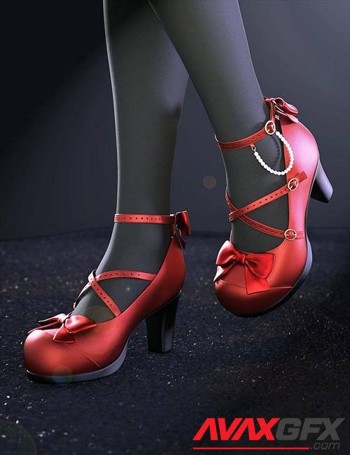 Sue Yee Cute High Heels for Genesis 8 and 8.1 Females