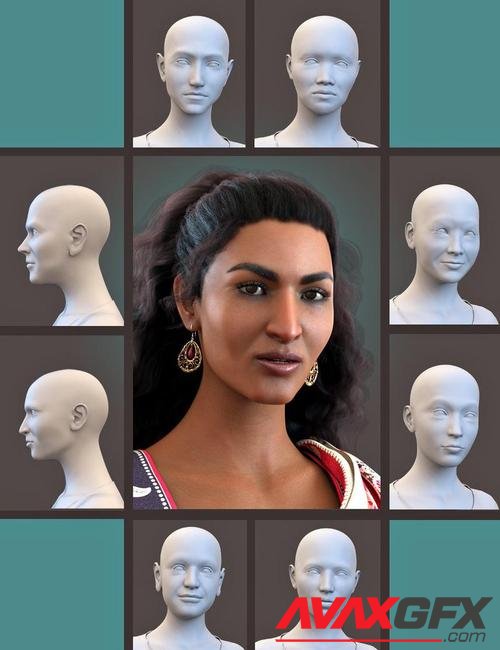 SBibb Diverse World Vol 2 for 200 Plus for Genesis 8 Female