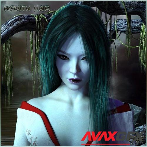 Prae-Wraith Hair For G8 Daz