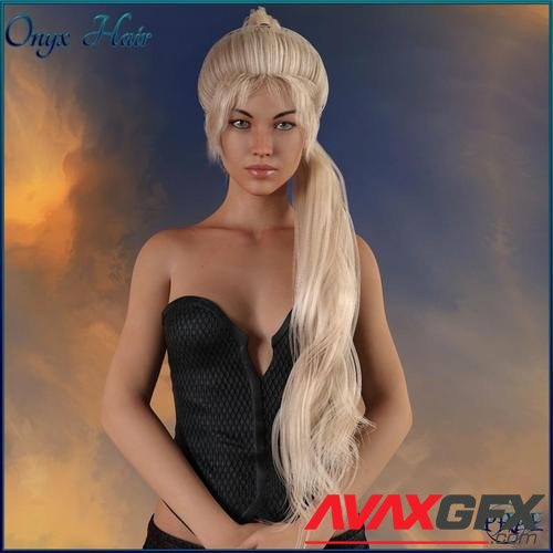 Prae-Onyx Hair G3/G8 Daz