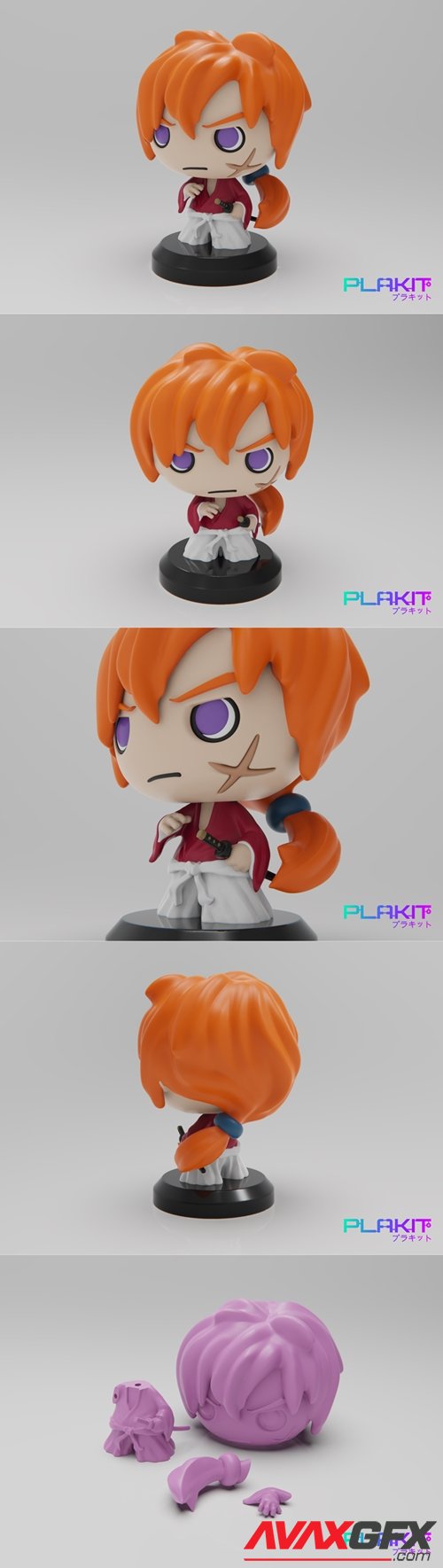 PlaKit Rurouni Kenshin – 3D Printable STL